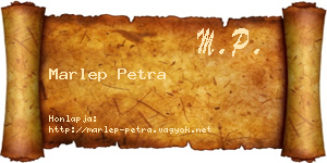Marlep Petra névjegykártya